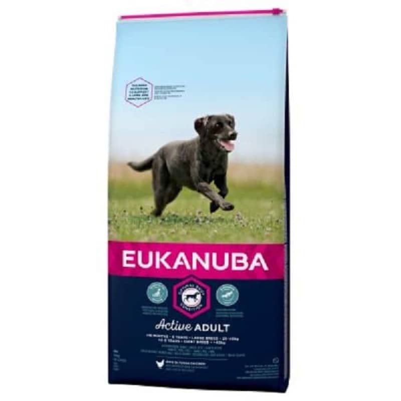 EUKANUBA DOG LARGE CHICKEN sausā barība suņiem Vista 18kg